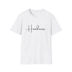 White t-shirt with 'Honduras' text on a white background