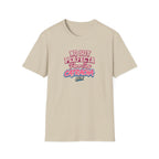 Beige t-shirt with 'Catracha' text design on a white background