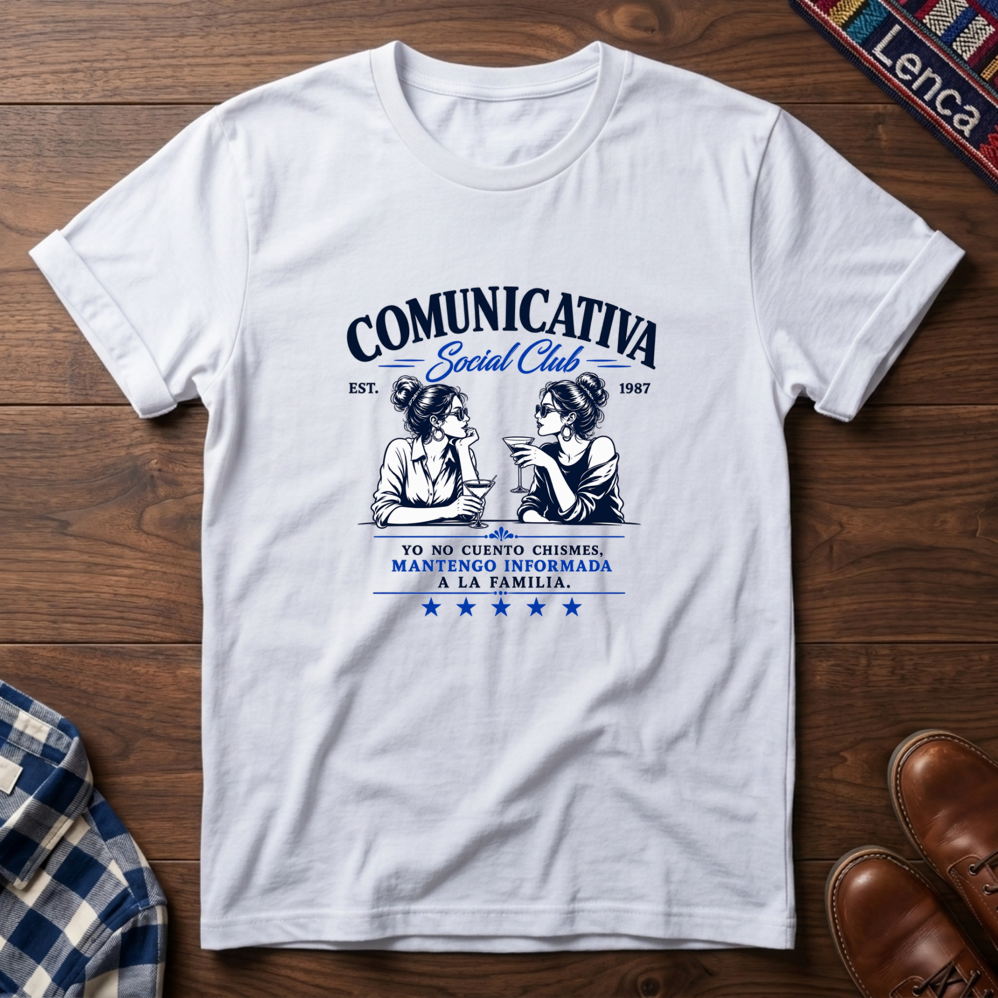 Catracha No Cuento Chismes T-Shirt