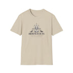 Beige t-shirt with a graphic design and "Comayagua" text on a white background