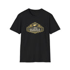 Black t-shirt with 'Reserva Honduras' printed on a white background