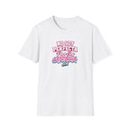 White t-shirt with 'Catracha' text design on a white background