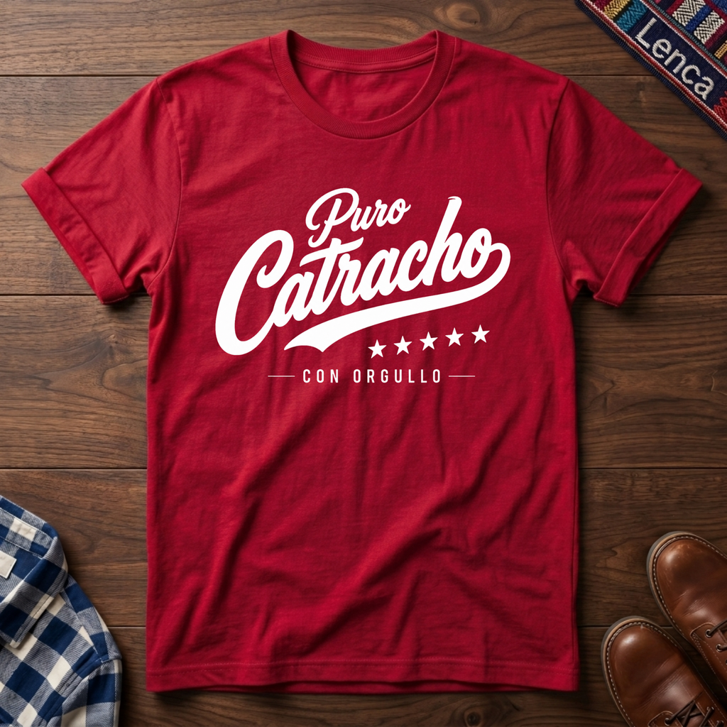 Catracho Puro Con Orgullo Blanco